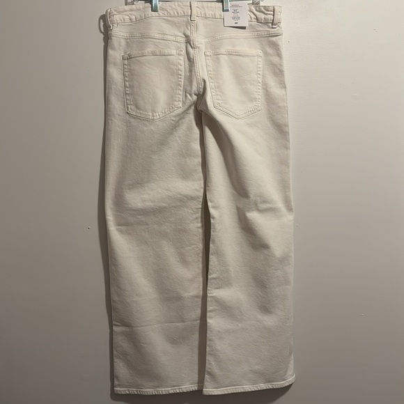 H&M DENIM JEANS. HIGH WAIST, WIDE LEG, SIZE 16 - Picture 2 of 7